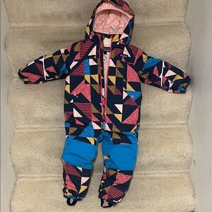 Patagonia Toddler Multicolor Geometric Snowsuit